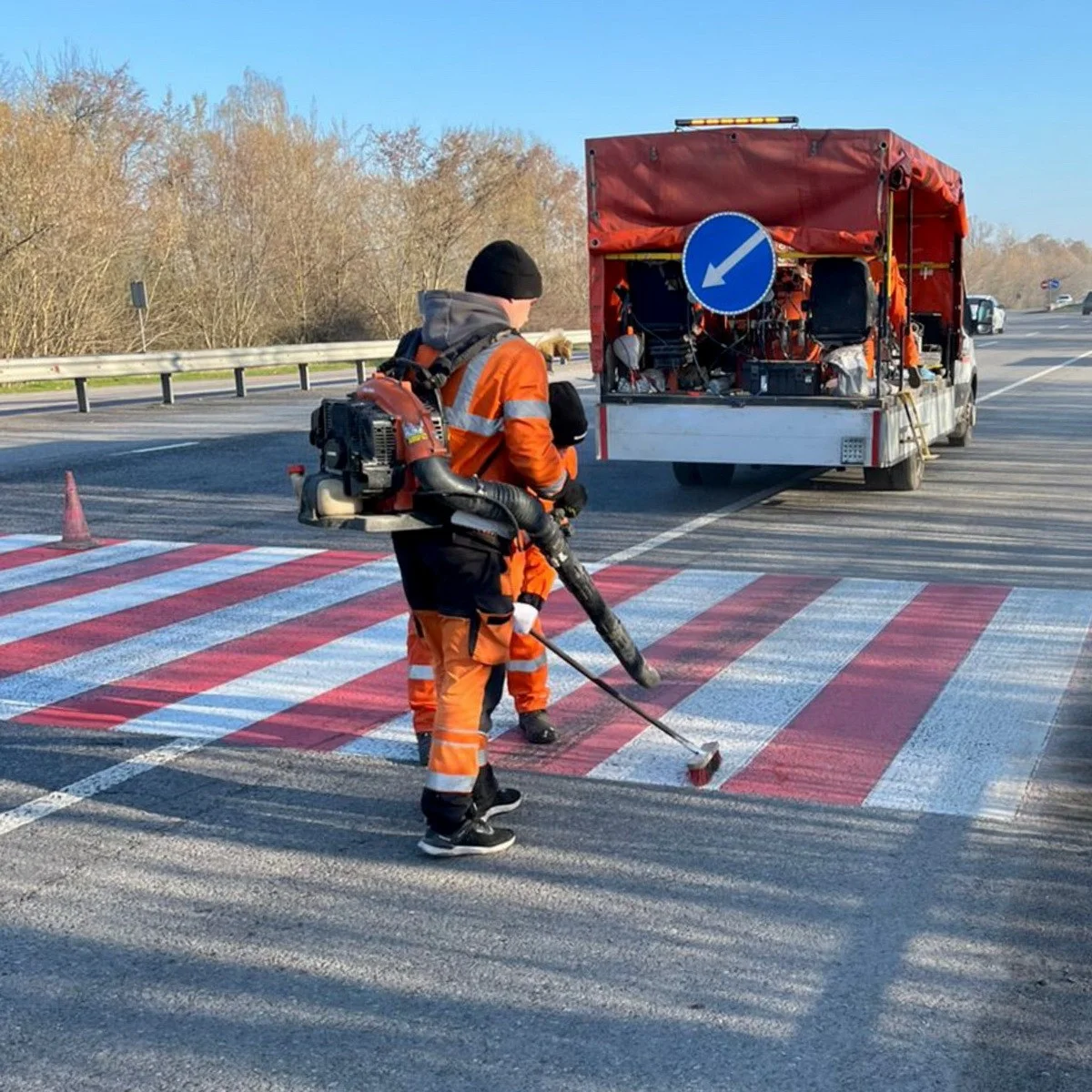 Безпека на М-21: дорожники завершили оновлення розмітки у напрямку Жмеринки