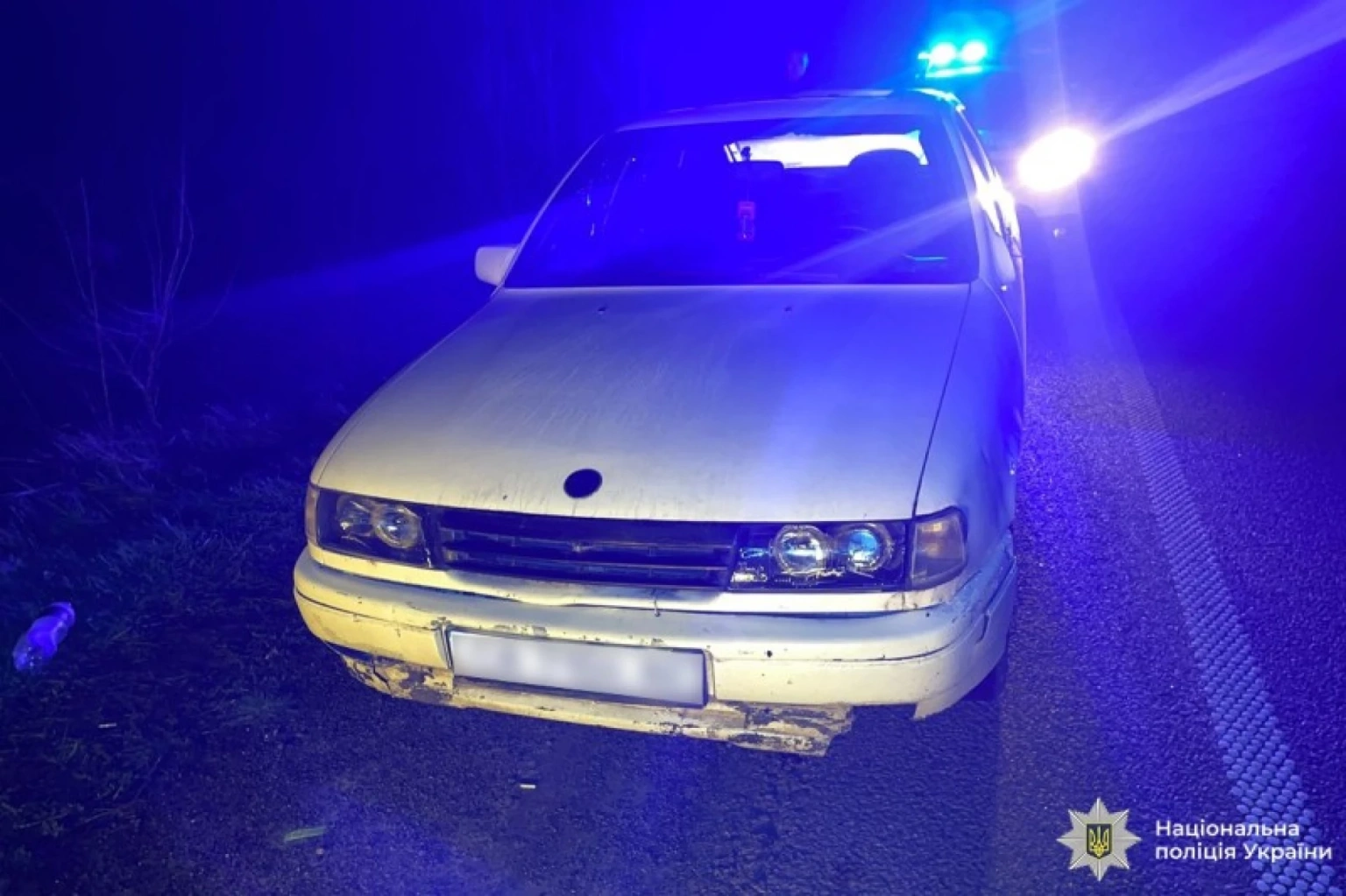 Погоня за викраденим Opel завершилась затриманням під Уманню: у водія виявили сильне сп’яніння