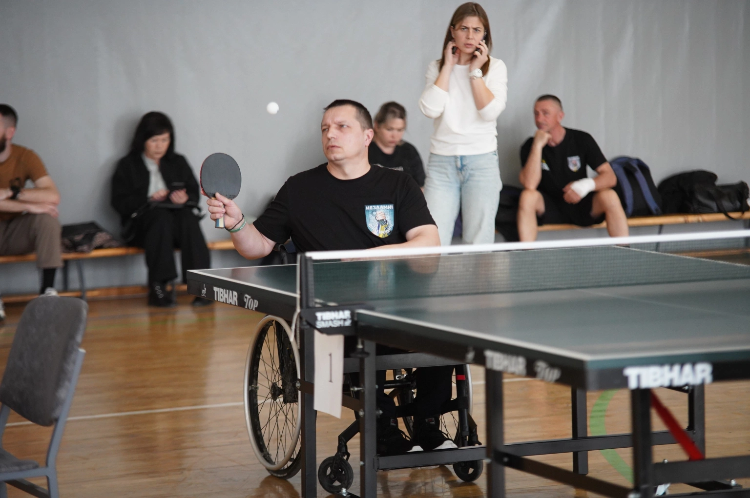 У Вінниці ветерани після поранень вийшли за тенісні столи: «Сила титанів» об’єднала 23 учасників
