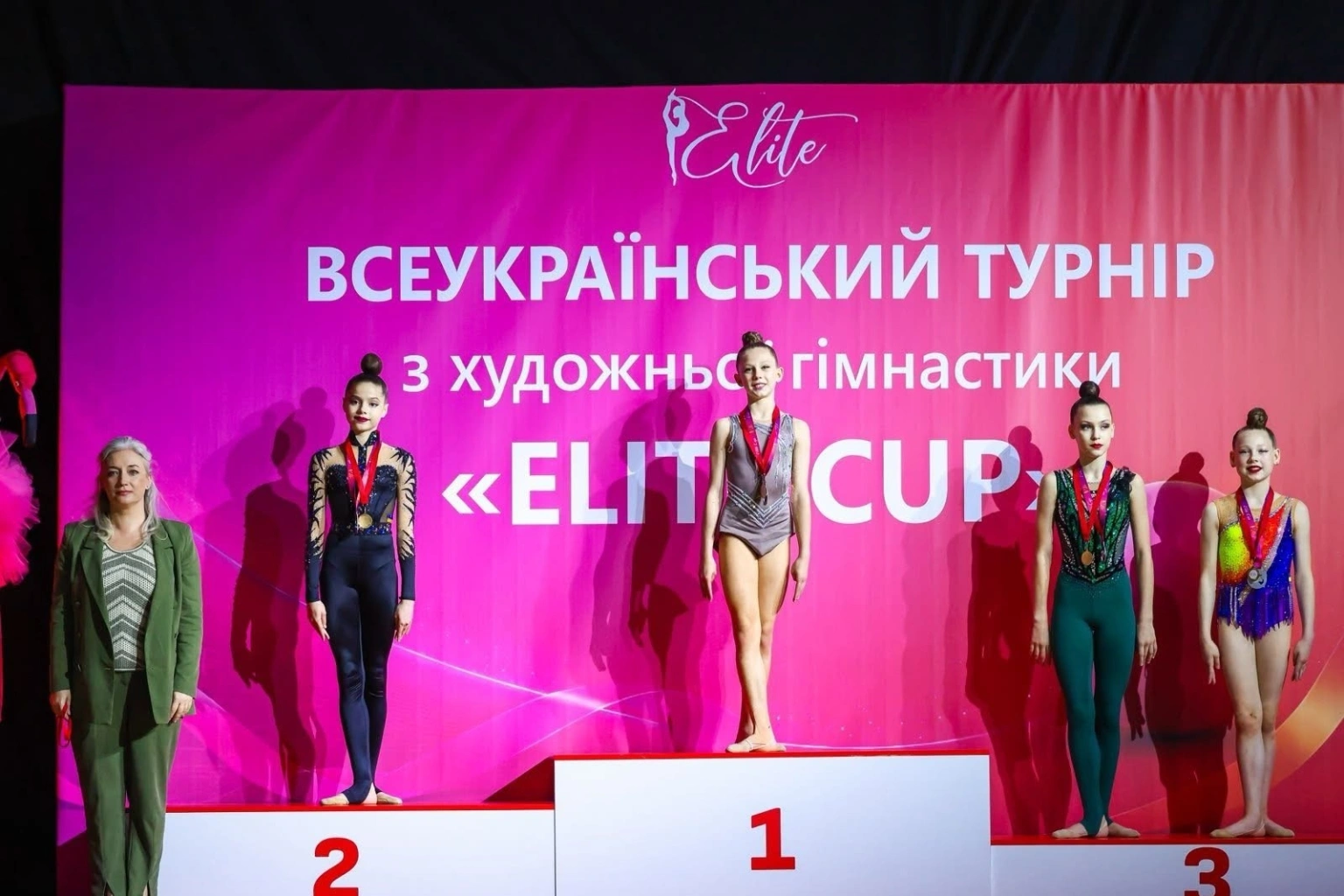 Масштабний турнір «Elite Cup 2026» об’єднав сотні гімнасток у Вінниці