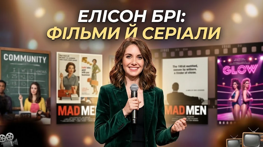 Повна добірка фільмів і серіалів Елісон Брі
